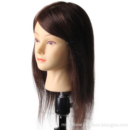 Hot Sale Female16" Hair Head Training Mannequins For Hairdressing Practise Hairstyles Head